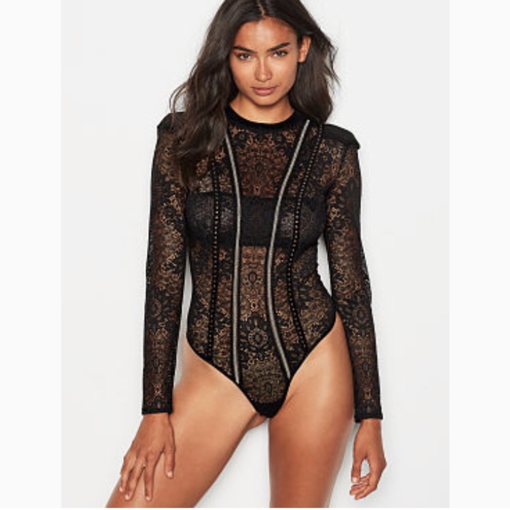VICTORIA SECRET BLACK BODYSUIT